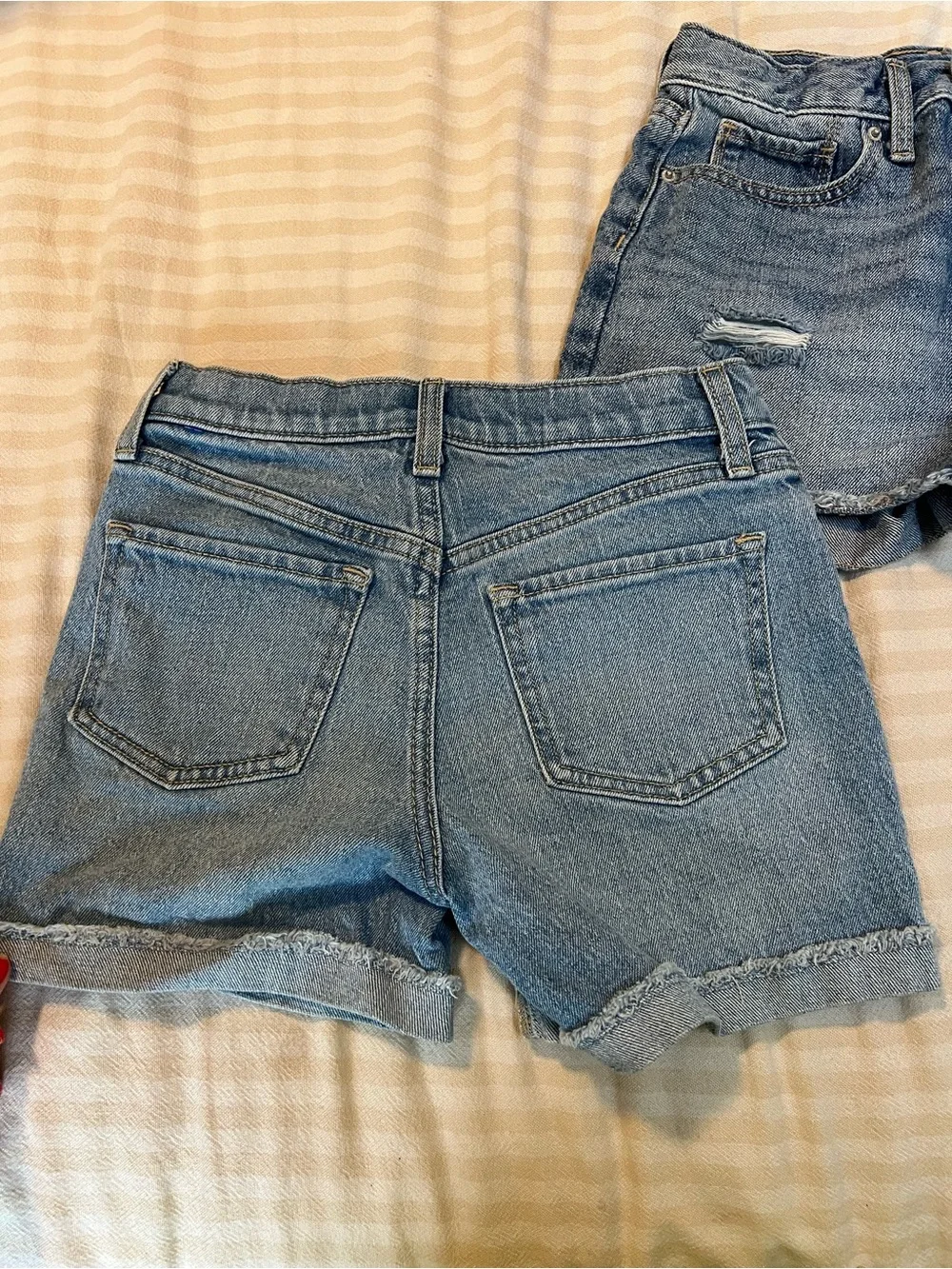Old Navy Girls' Light Blue Denim Shorts - size 10
